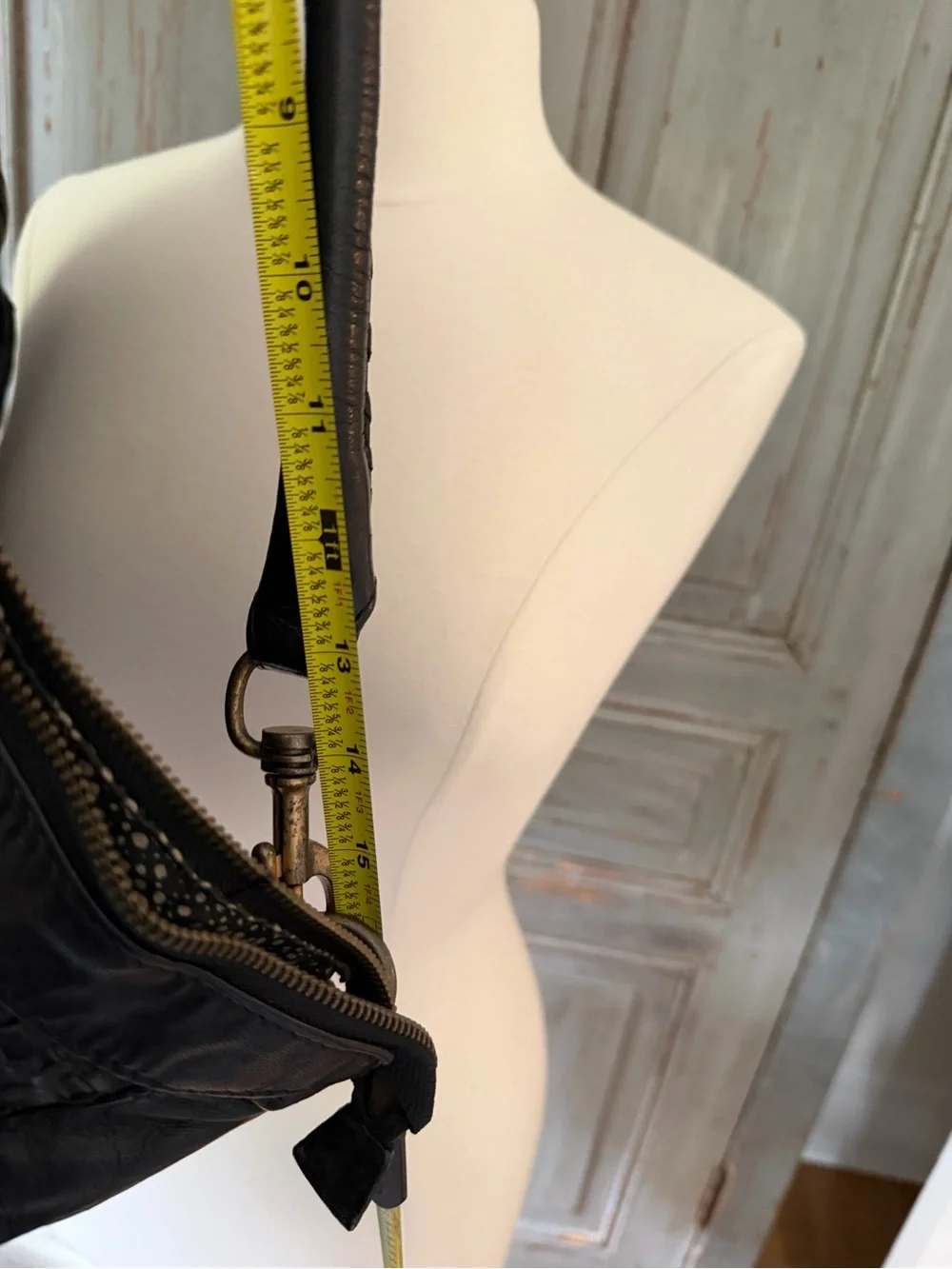 Liebeskind Woven Leather Hobo Bag - Black